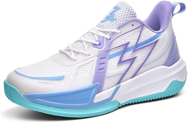 Women Basketball Shoes Fashion Sneakers Comfortable Unisex Athletic Lightweight Non Slip Outdoor Sport Volleyball Shoes