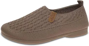 Women Flat Shoes Ballet Style Comfortable Slip On Shoe for Travel Casual Outings, Non-Slip Rubber Sole Classic Flat Ballet Shoes for Women
