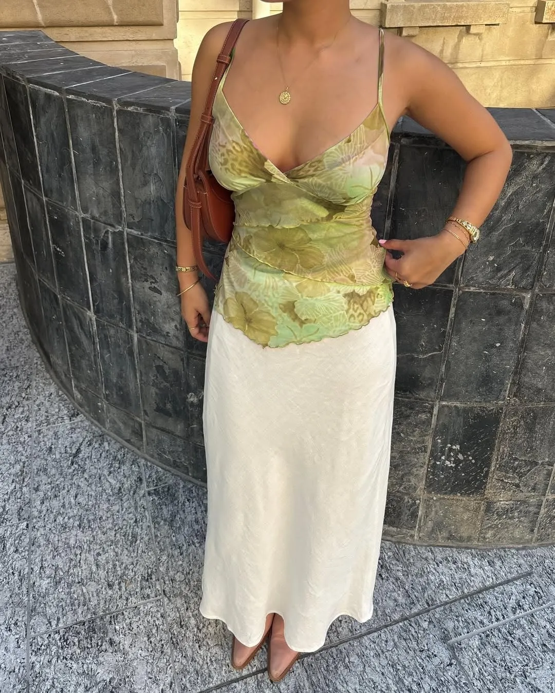 Women Y2K Cami Tops Floral Print Sleeveless Spaghetti Strap Crop Top Summer Going Out Tank Top