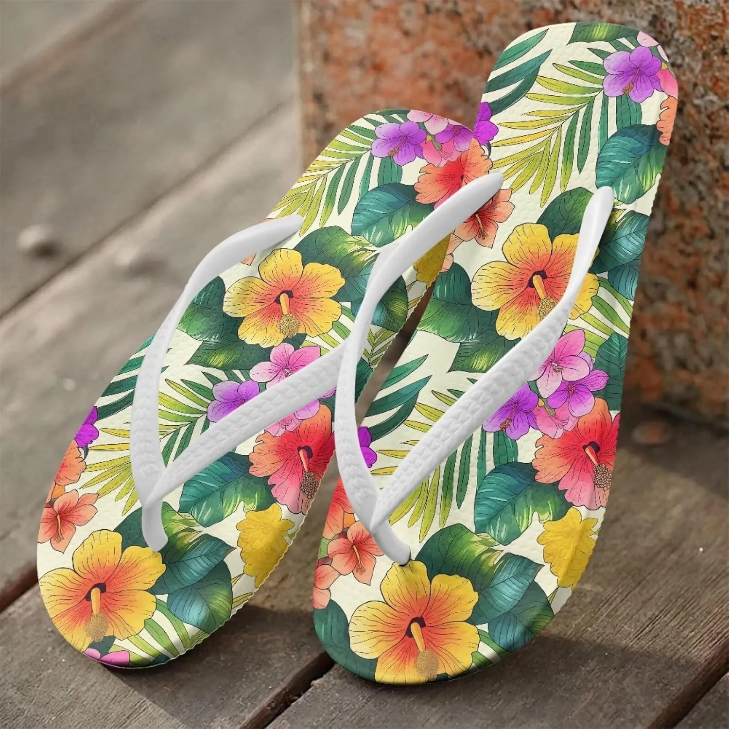 Women's Arch Support Daiy Flip Flops Comfortable Casual Summer Beach Thong Sandals Fashion Beach Slippers Size US 5.5-9.5