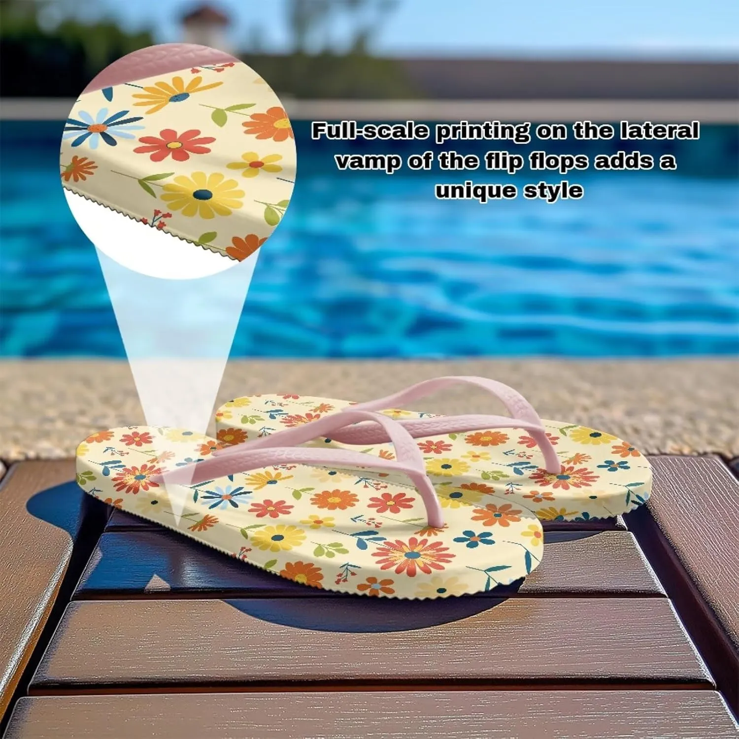 Women's Arch Support Flip Flops Comfortable Casual Summer Beach Thong Sandals Fashion Beach Slippers Size US 5.5-9.5