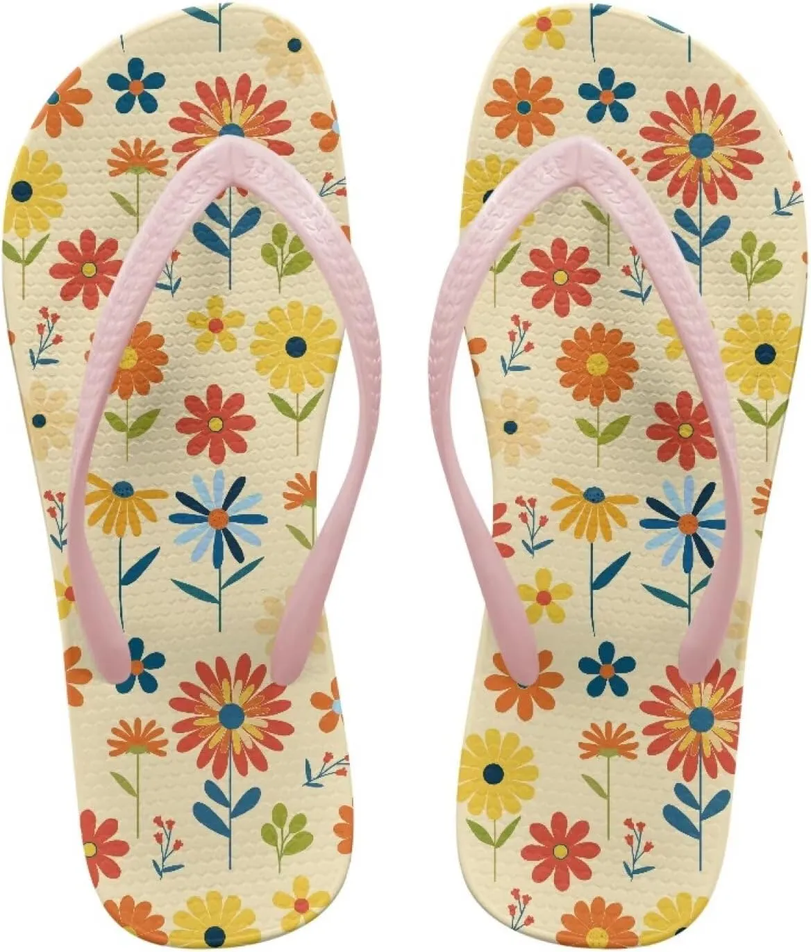 Women's Arch Support Flip Flops Comfortable Casual Summer Beach Thong Sandals Fashion Beach Slippers Size US 5.5-9.5