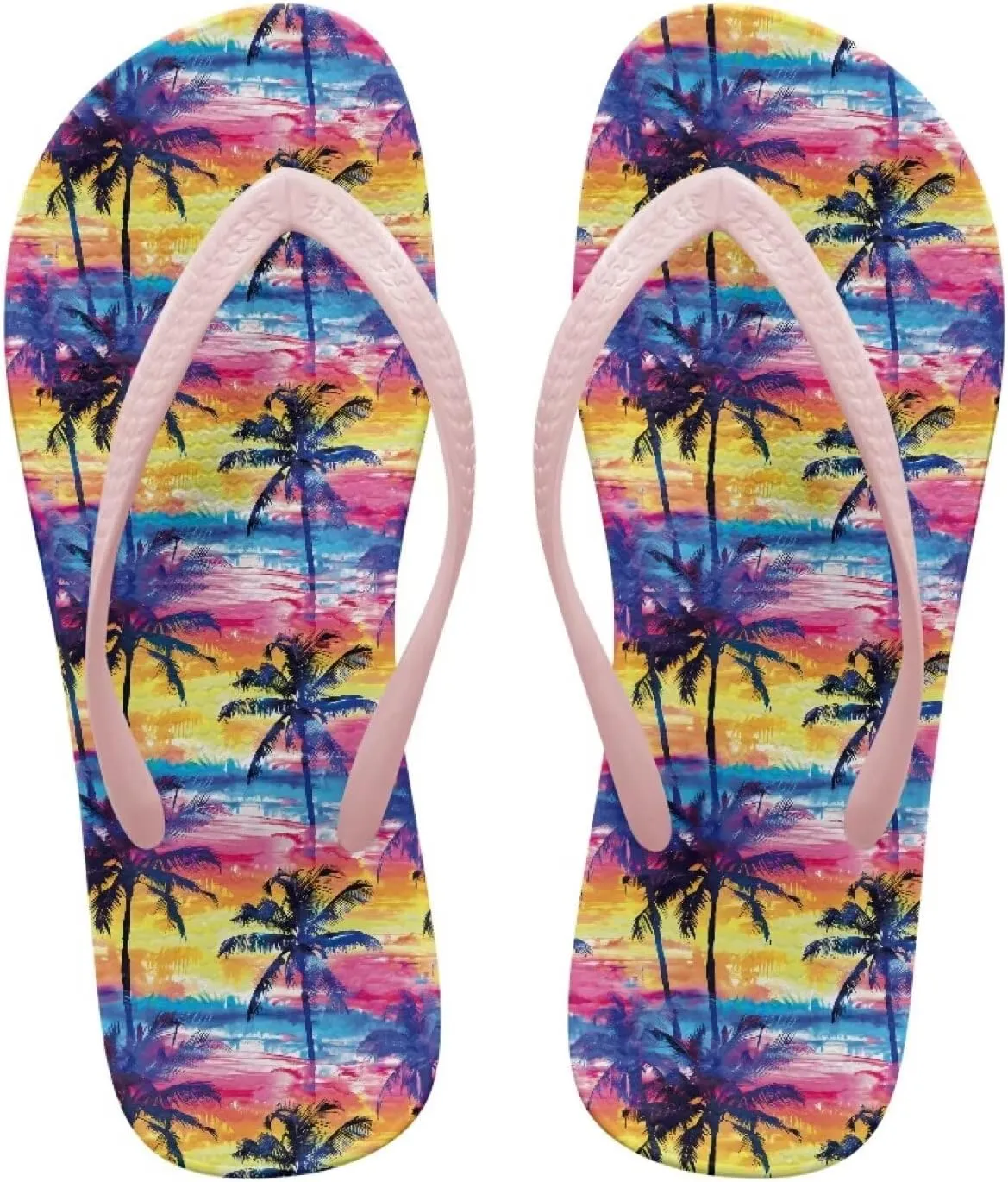 Women's Arch Support Flip Flops Comfortable Casual Summer Beach Thong Sandals Fashion Beach Slippers Size US 5.5-9.5