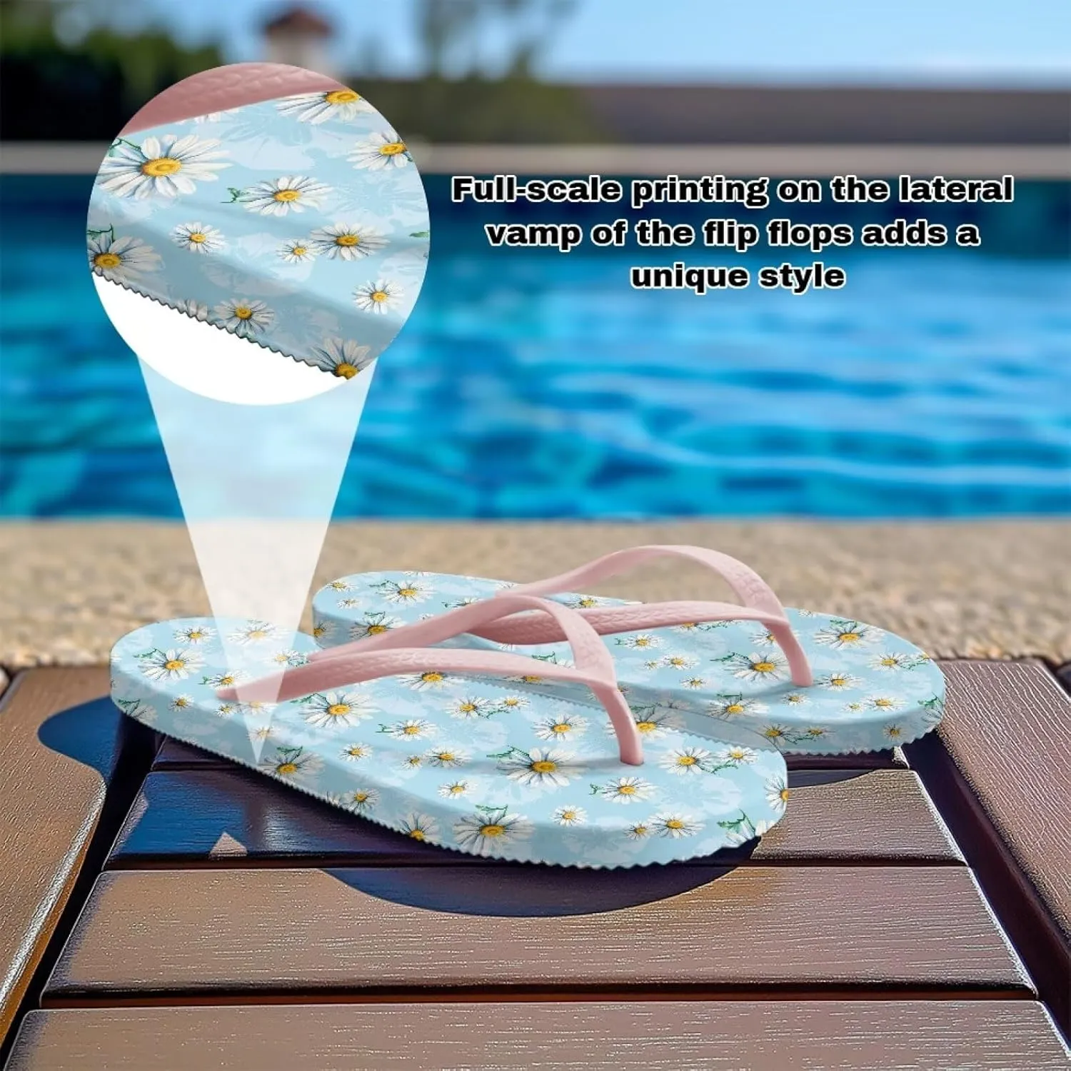Women's Arch Support Flip Flops Comfortable Casual Summer Beach Thong Sandals Fashion Beach Slippers Size US 5.5-9.5