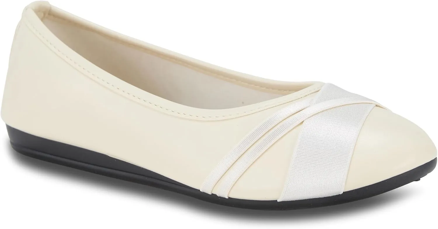 Women's Ballet Flats Alli Comfortable Slip-On Dress Shoes, Stylish Casual Flats for Work & Everyday Wear
