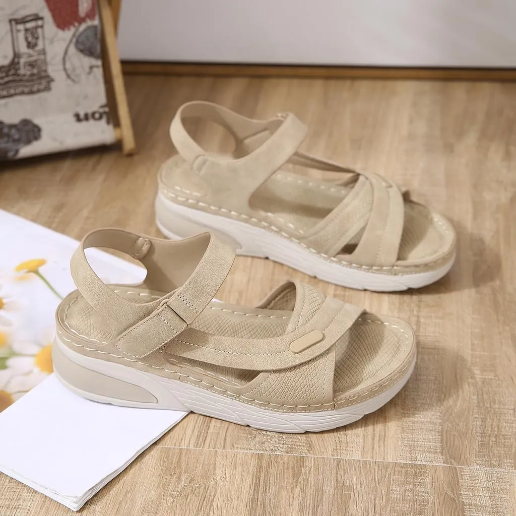 Women's Casual Walking Sports Athletic Sandals Comfortable Hook and Loop Lightweight Outdoor Hiking Summer Beach Sandal