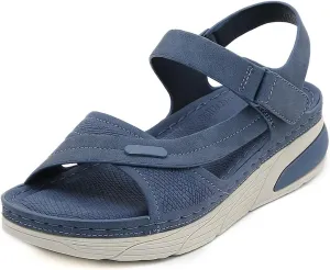 Women's Casual Walking Sports Athletic Sandals Comfortable Hook and Loop Lightweight Outdoor Hiking Summer Beach Sandal