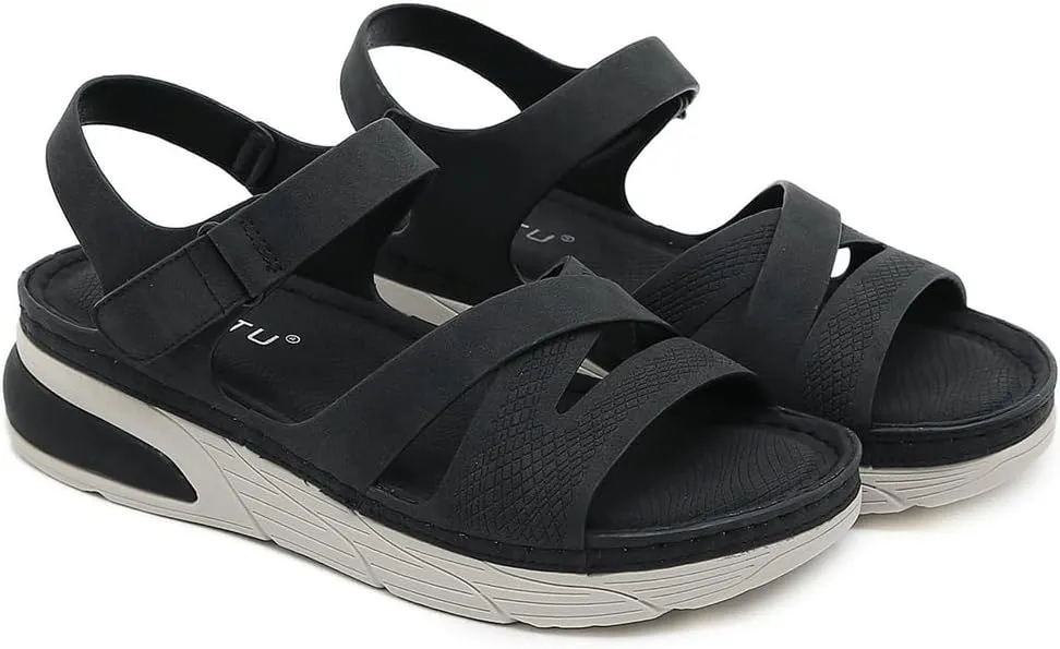 Women's Casual Walking Sports Athletic Sandals Comfortable Hook and Loop Lightweight Outdoor Hiking Summer Beach Sandal