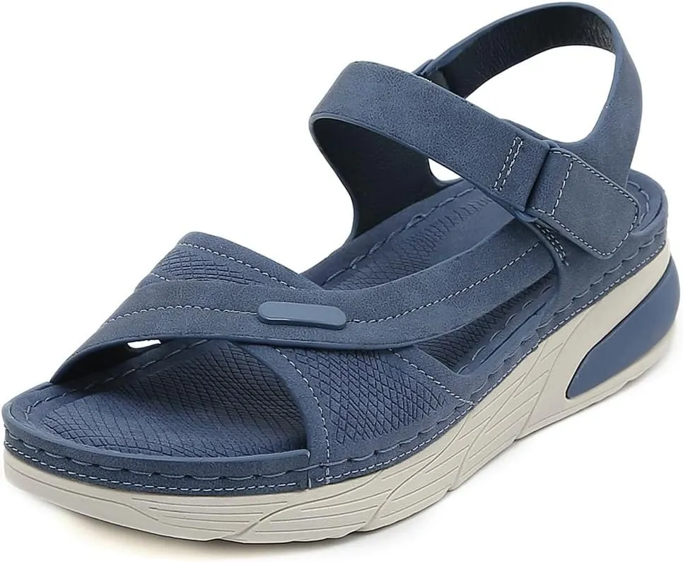 Women's Casual Walking Sports Athletic Sandals Comfortable Hook and Loop Lightweight Outdoor Hiking Summer Beach Sandal