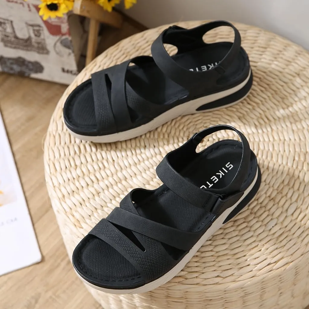 Women's Casual Walking Sports Athletic Sandals Comfortable Hook and Loop Lightweight Outdoor Hiking Summer Beach Sandal