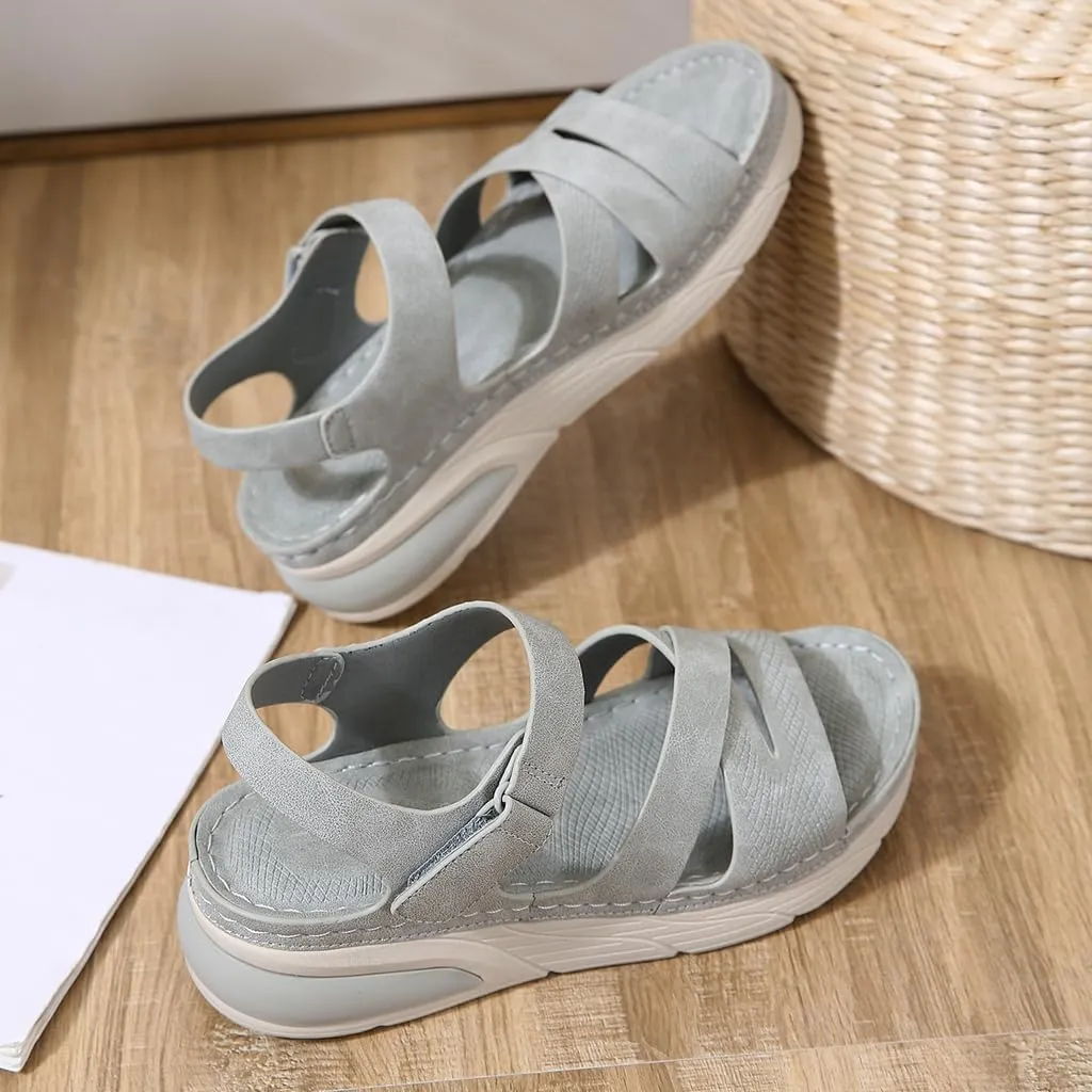 Women's Casual Walking Sports Athletic Sandals Comfortable Hook and Loop Lightweight Outdoor Hiking Summer Beach Sandal