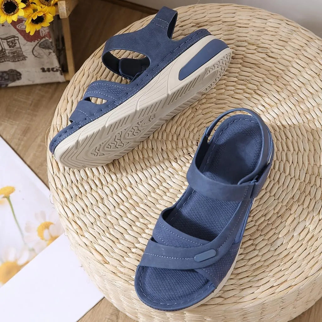 Women's Casual Walking Sports Athletic Sandals Comfortable Hook and Loop Lightweight Outdoor Hiking Summer Beach Sandal