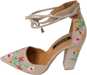 Womens Chunky Heel Sandals Open Toe Ankle Strap Strappy Heels Comfortable Wedding Party Shoes