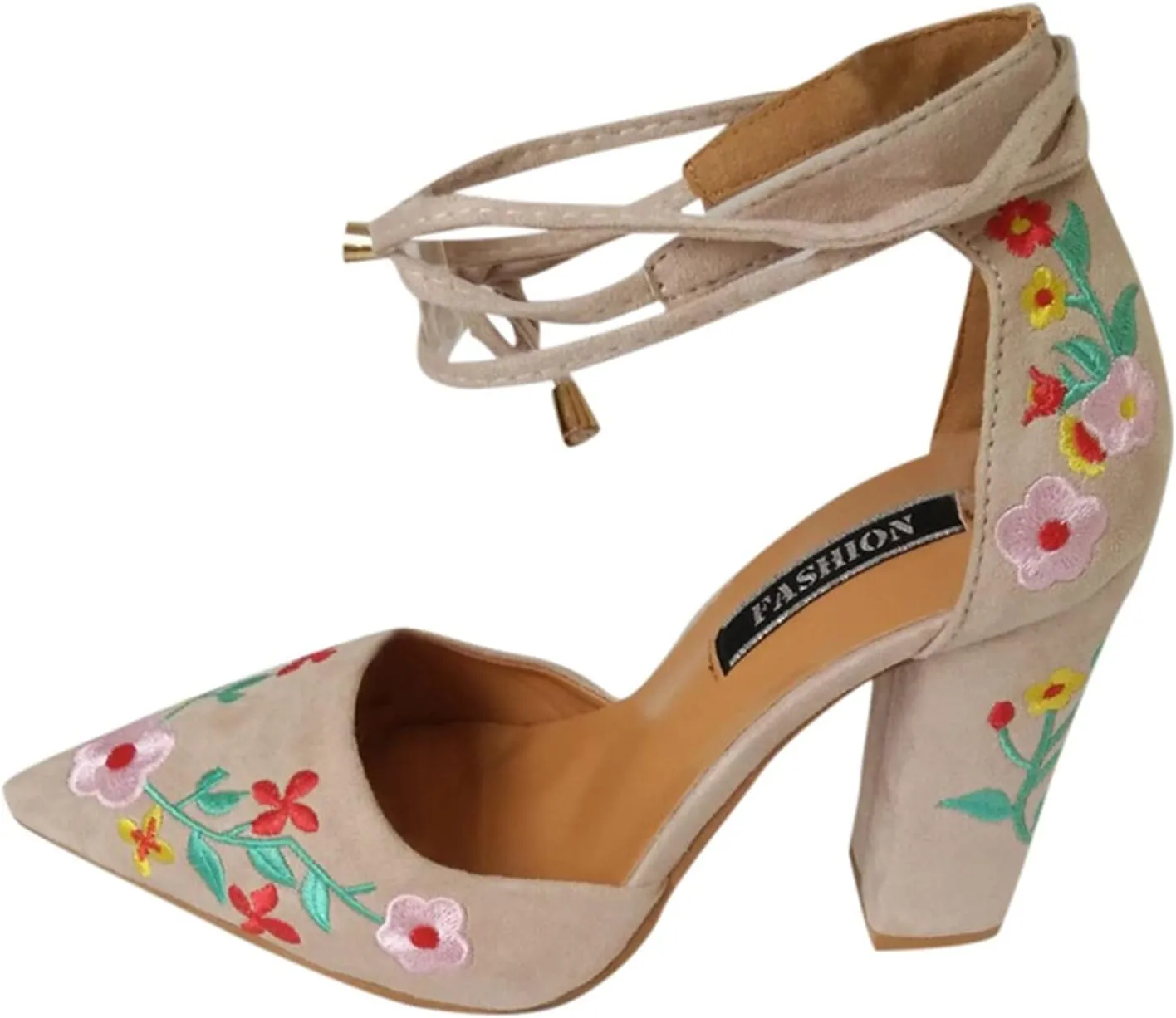 Womens Chunky Heel Sandals Open Toe Ankle Strap Strappy Heels Comfortable Wedding Party Shoes