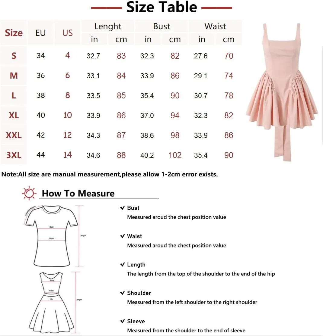 Womens Cute Summer Dresses Trendy Sleeveless Bow Back Tie Dress Sexy Mini Dress Cocktail Party Dresses for Date Night