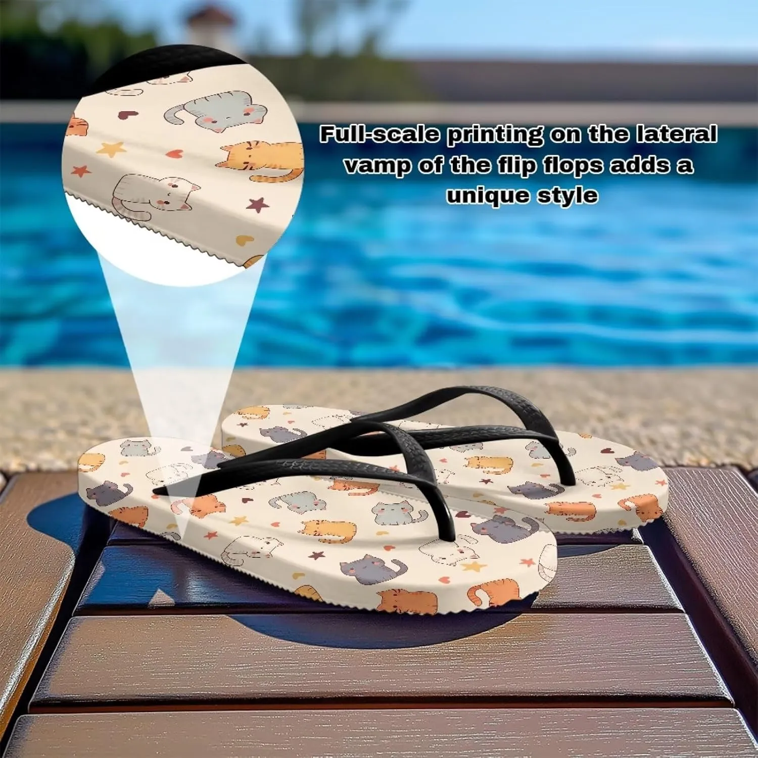 Women's Fashion Slippers Bedroom Bathroom Shower Shoes Slip On Sandals Slides Casual Peep Toe Beach Slippers Anti Slip Size US 5.5-9.5