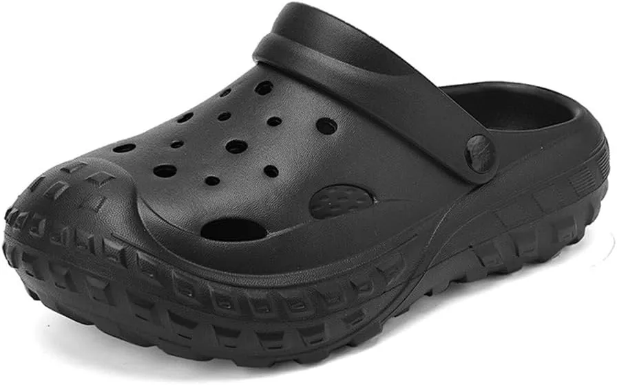 Womens Mens Garden Clogs Shoes with Arch Support Thick Sole Unisex Lightweight Quick-Dry Comfort Slip-on Water Shoes Outdoor Beach Slippers Sandals