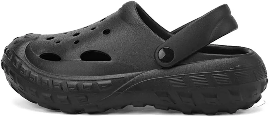 Womens Mens Garden Clogs Shoes with Arch Support Thick Sole Unisex Lightweight Quick-Dry Comfort Slip-on Water Shoes Outdoor Beach Slippers Sandals