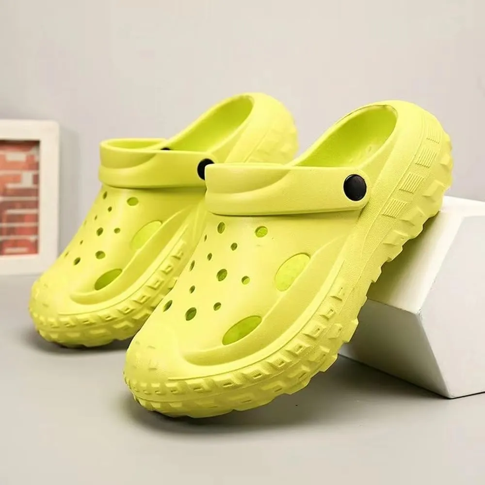 Womens Mens Garden Clogs Shoes with Arch Support Thick Sole Unisex Lightweight Quick-Dry Comfort Slip-on Water Shoes Outdoor Beach Slippers Sandals
