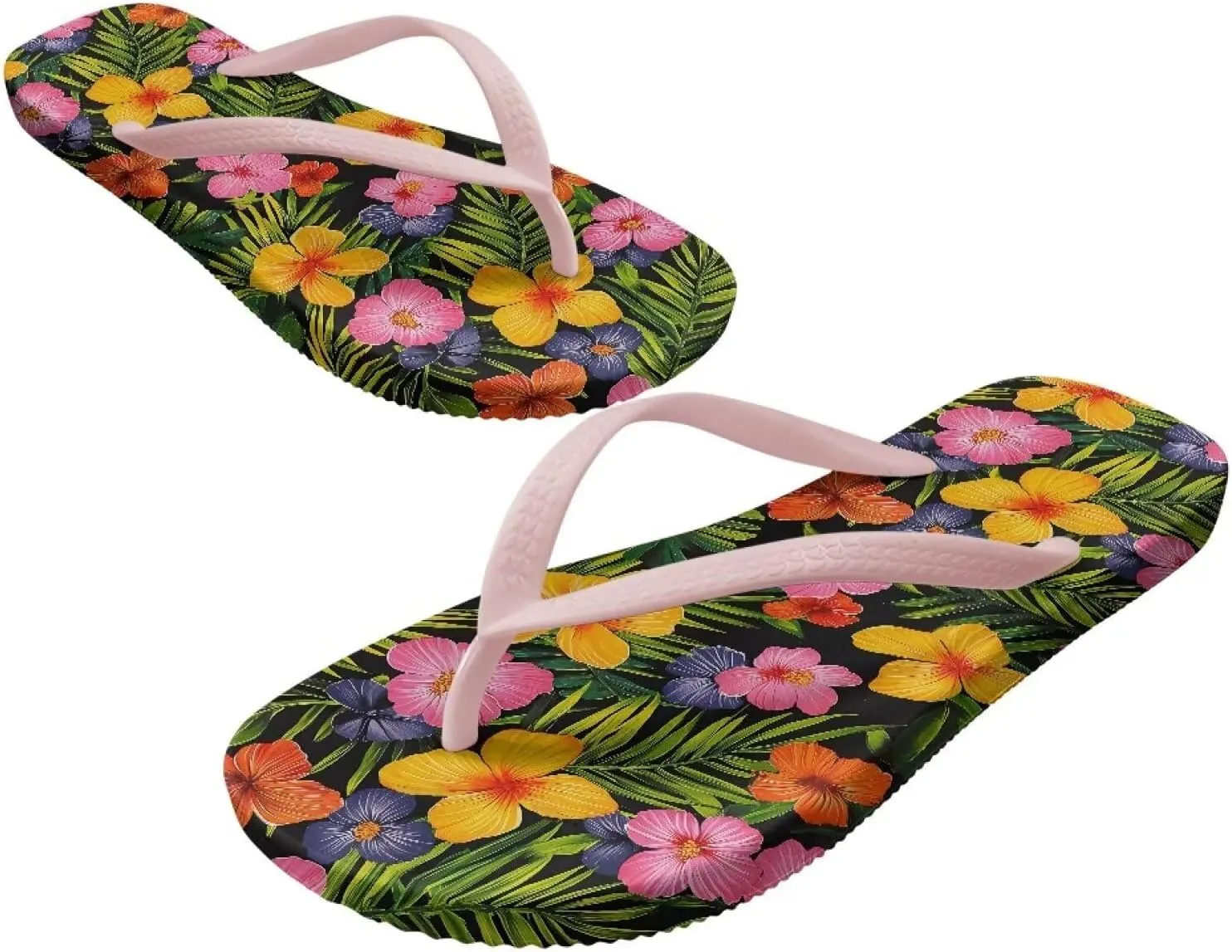 Womens Peep Toe Slide Sandals Fashion Beach Shoes Summer House Slides Comfort Shower Sandals Anti-skid Bathroom Slippers Size US 5.5-9.5