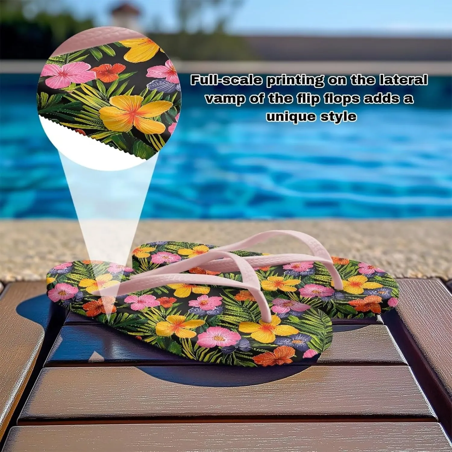 Womens Peep Toe Slide Sandals Fashion Beach Shoes Summer House Slides Comfort Shower Sandals Anti-skid Bathroom Slippers Size US 5.5-9.5