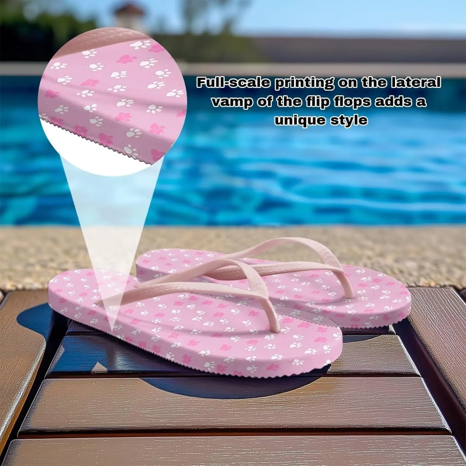Womens Peep Toe Slide Sandals Fashion Beach Shoes Summer House Slides Comfort Shower Sandals Anti-skid Bathroom Slippers Size US 5.5-9.5