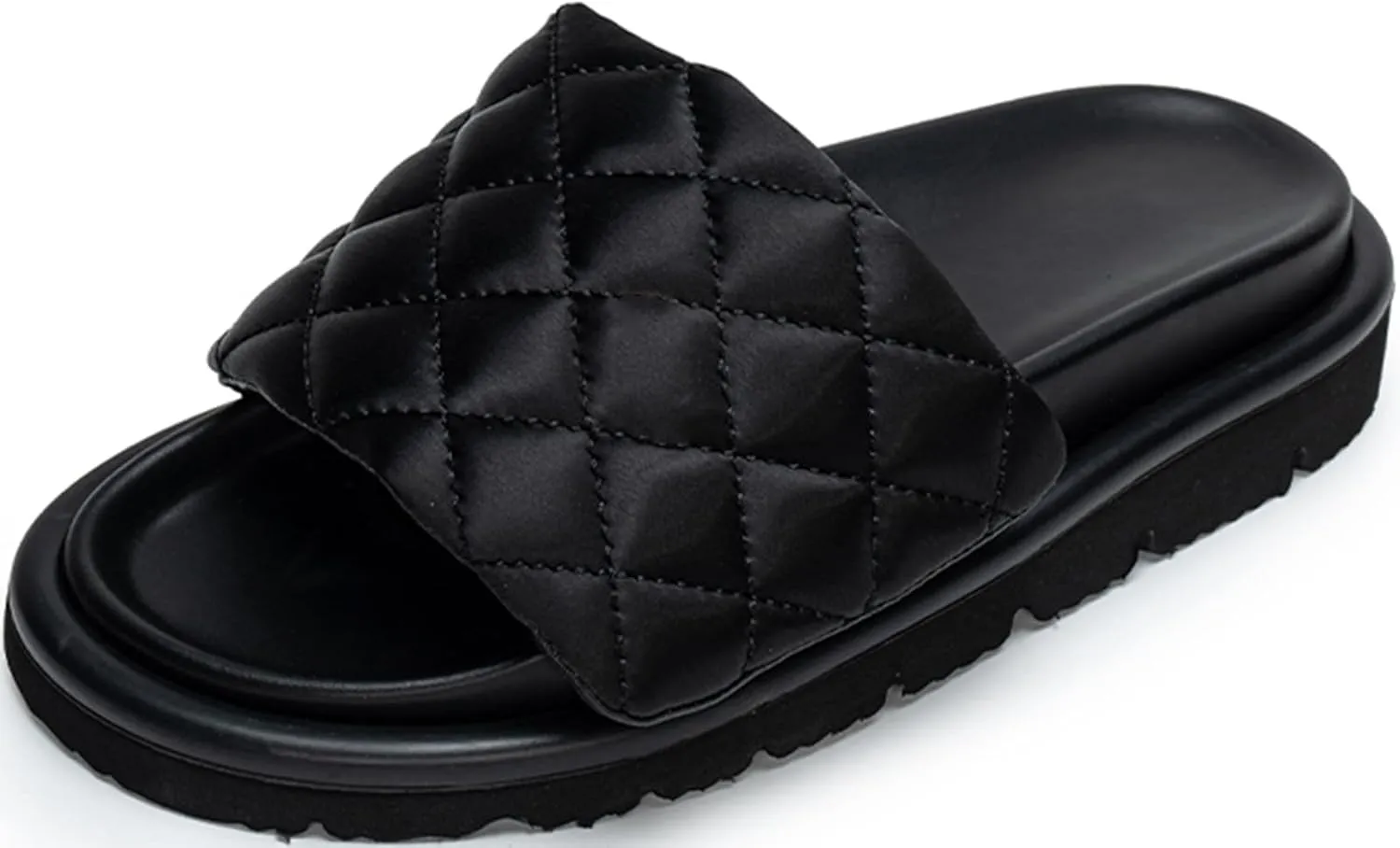 Women's Sandals Summer Fashion Flat Sandals Comfort Slip On Leather Sandals