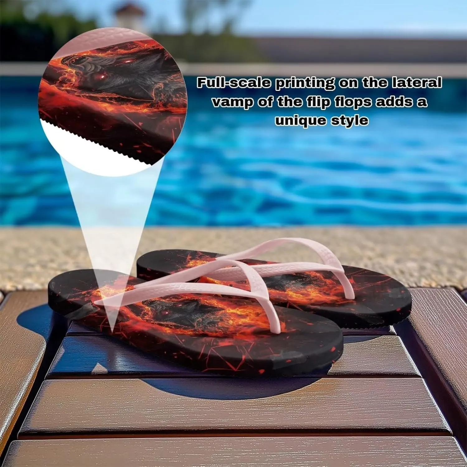 Womens Slide Sandals Fashion Tropical Flowers Slides Summer Beach Shoes Comfort Shower Sandals Anti-skid Bathroom Slippers Size US 5.5-9.5