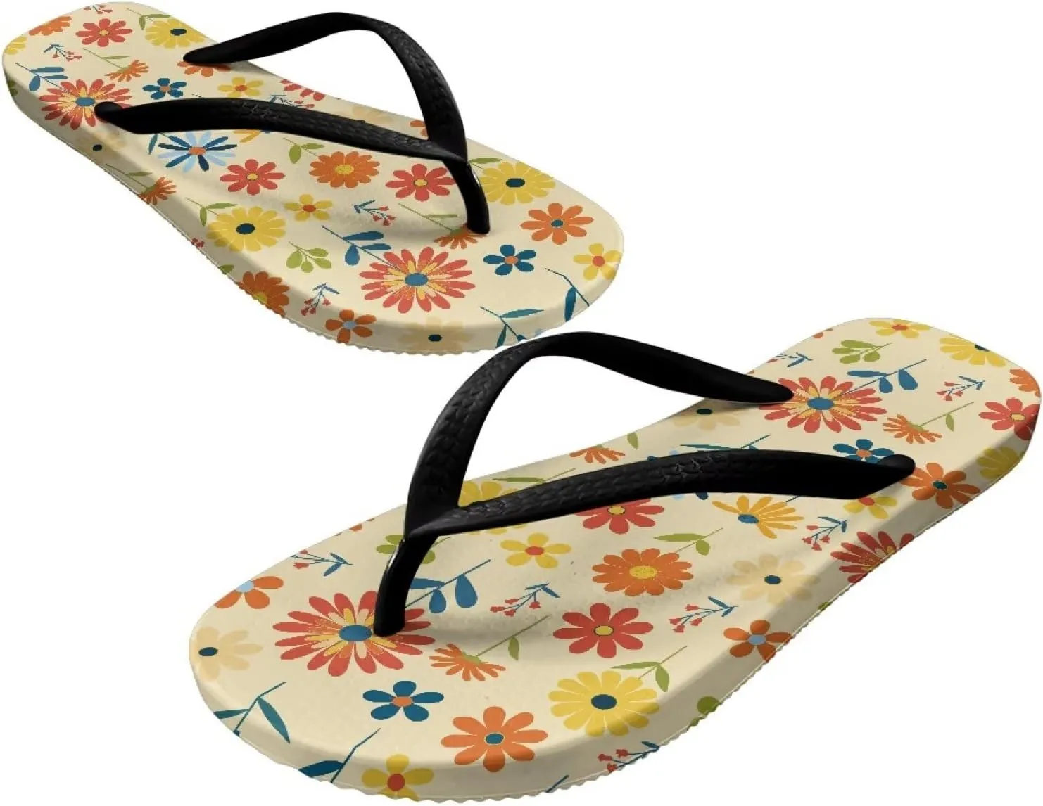 Womens Slides Sandals Indoor Bathroom Shower Slippers Open-toe Beach Sandal Wide Toe Soft Bedroom Slippers Fashion Summer Shoes Size US 5.5-9.5