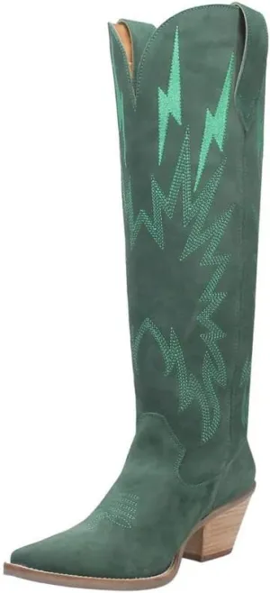 Women's Thunder Road Fashion Boot, Green, 9.5