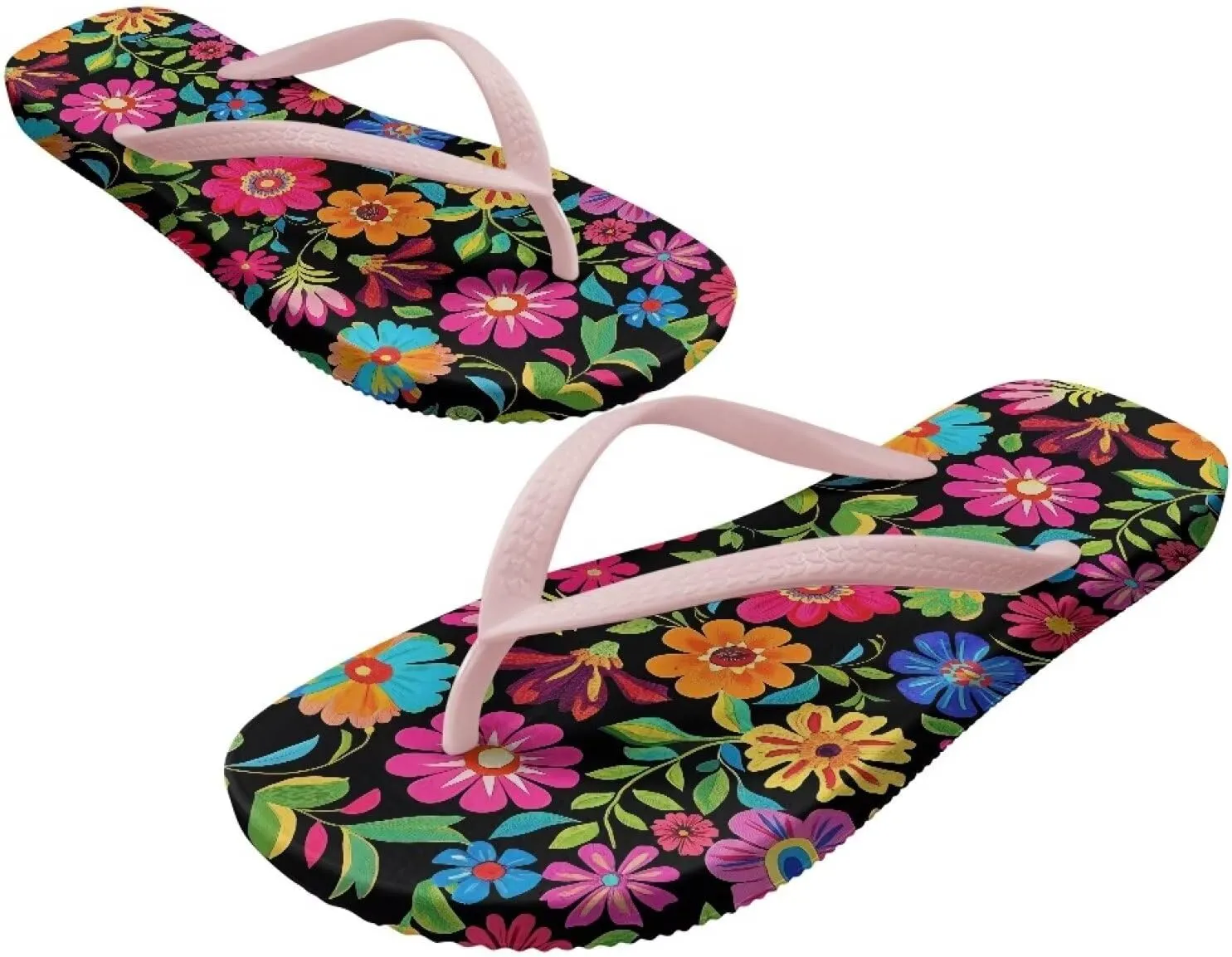 Womens Toe Slide Sandals Starfish Shells Fashion Beach Shoes Summer House Slides Comfort Shower Sandals Anti-skid Bathroom Slippers Size US 5.5-9.5