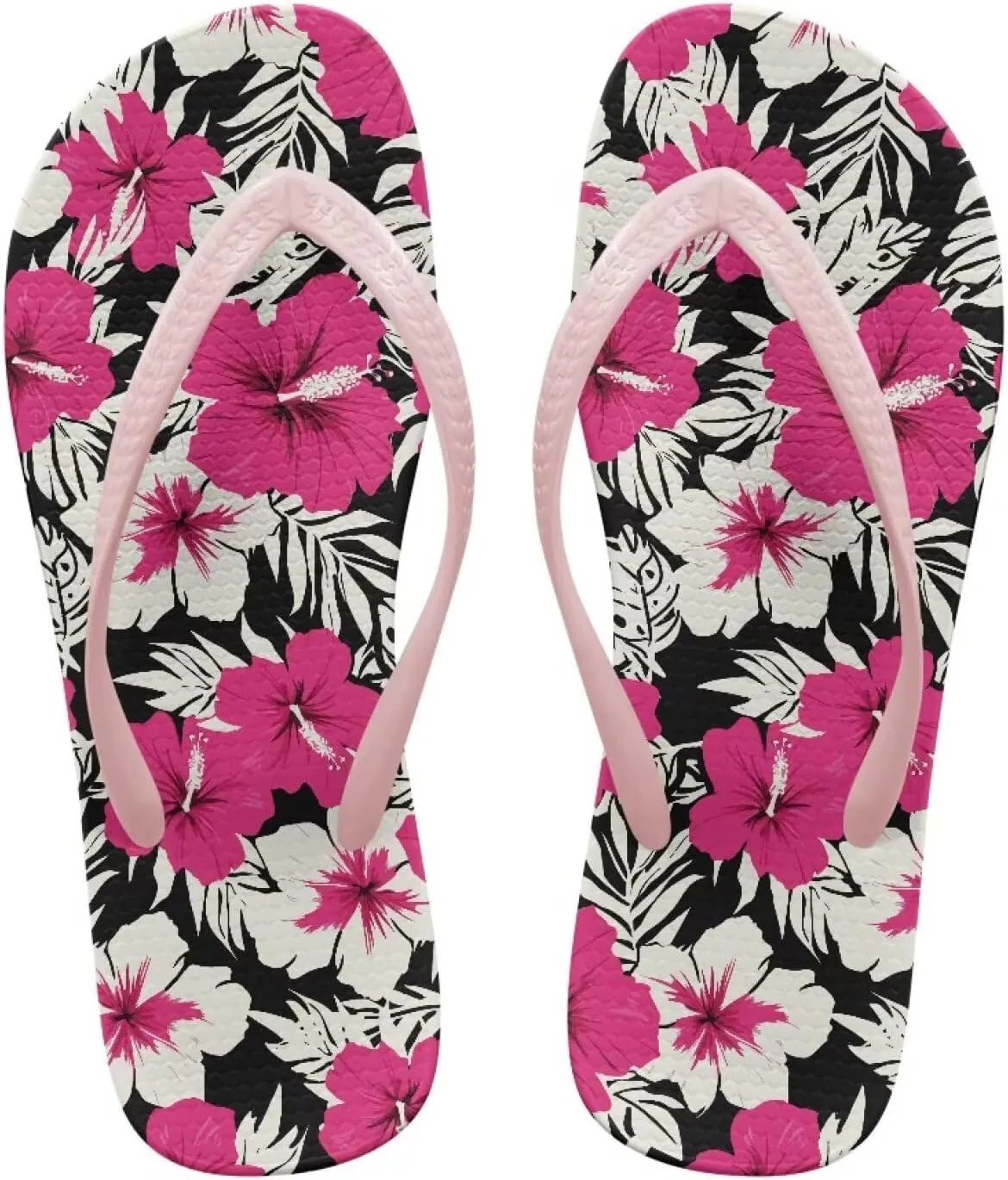 Womens Toe Slide Sandals Starfish Shells Fashion Beach Shoes Summer House Slides Comfort Shower Sandals Anti-skid Bathroom Slippers Size US 5.5-9.5