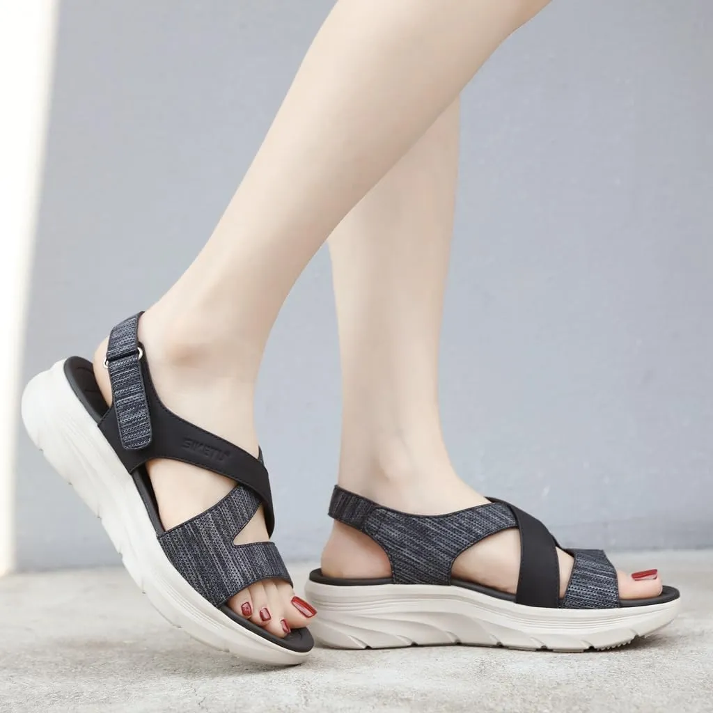 Women's Walking Sports Athletic Sandals Comfortable Outdoor Hiking Arch Support Slingback Casual Summer Beach Shoes