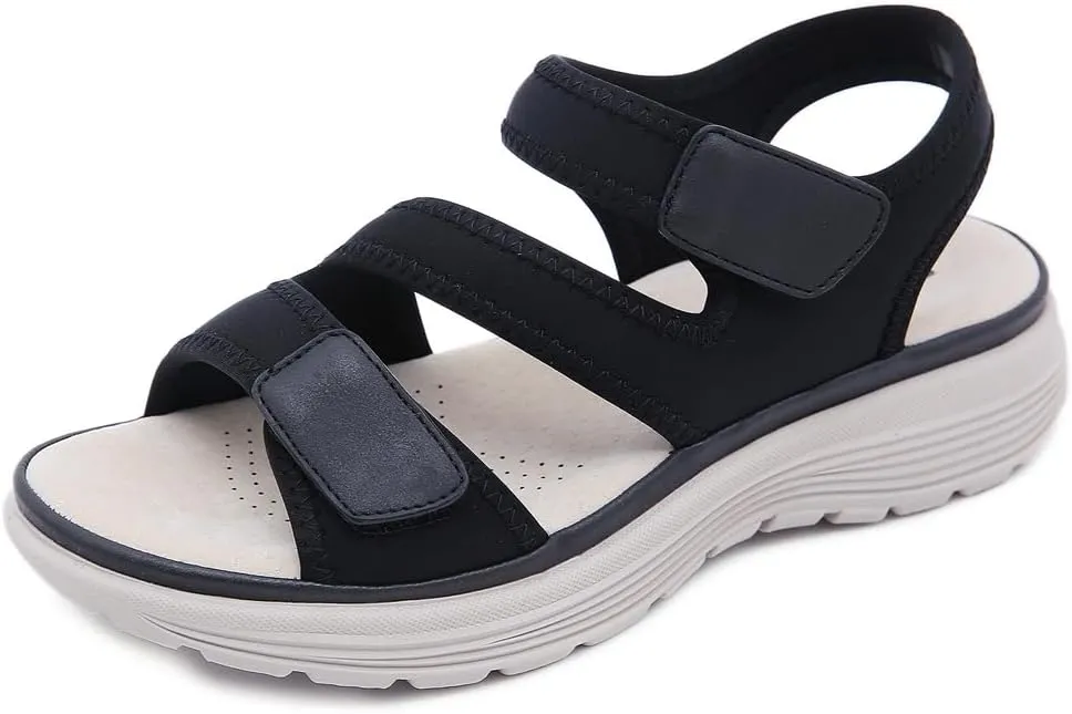 Women's Walking Sports Athletic Sandals Comfortable Outdoor Hiking Arch Support Slingback Casual Summer Beach Shoes