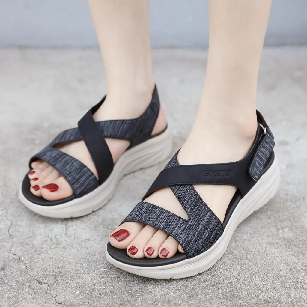 Women's Walking Sports Athletic Sandals Comfortable Outdoor Hiking Arch Support Slingback Casual Summer Beach Shoes