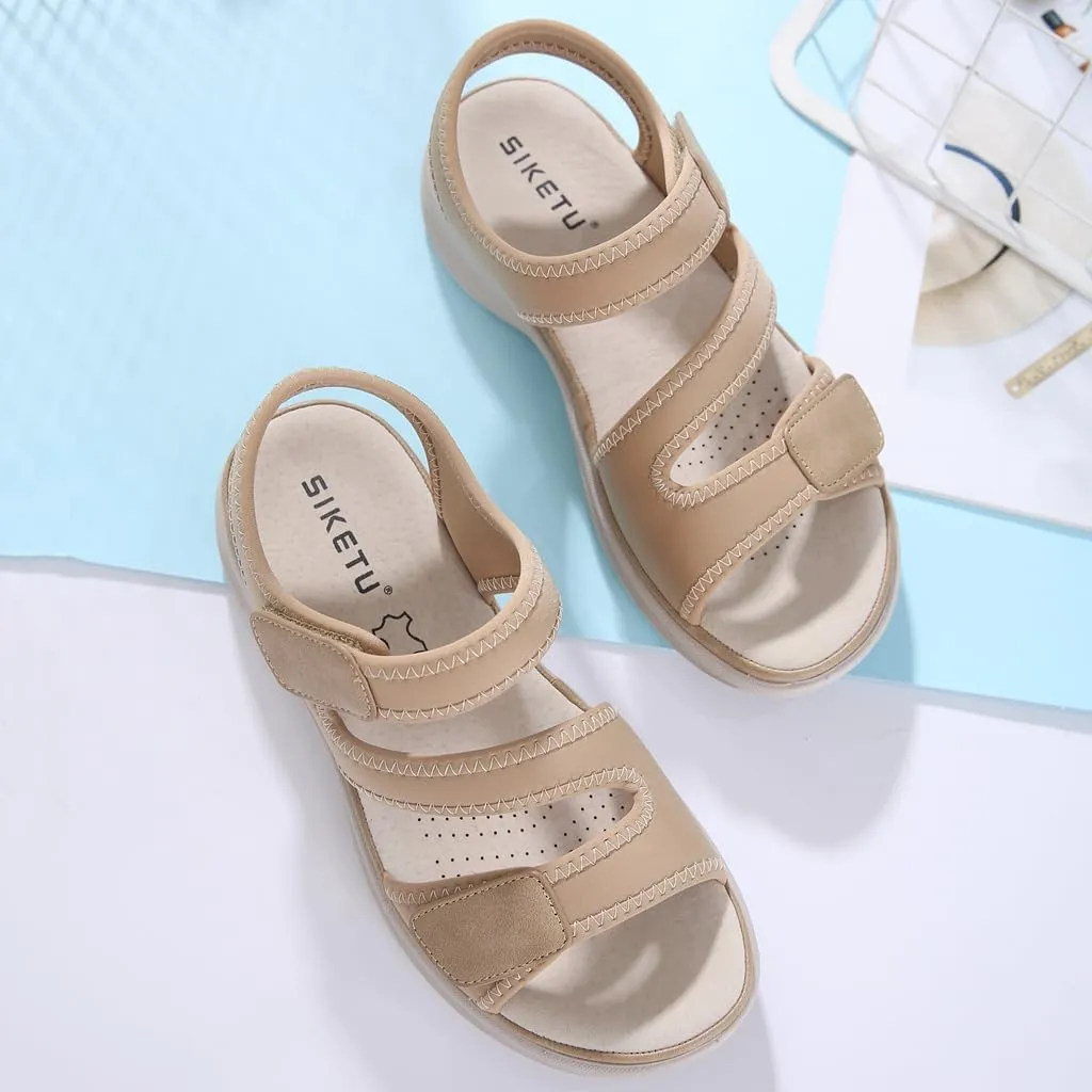 Women's Walking Sports Athletic Sandals Comfortable Outdoor Hiking Arch Support Slingback Casual Summer Beach Shoes